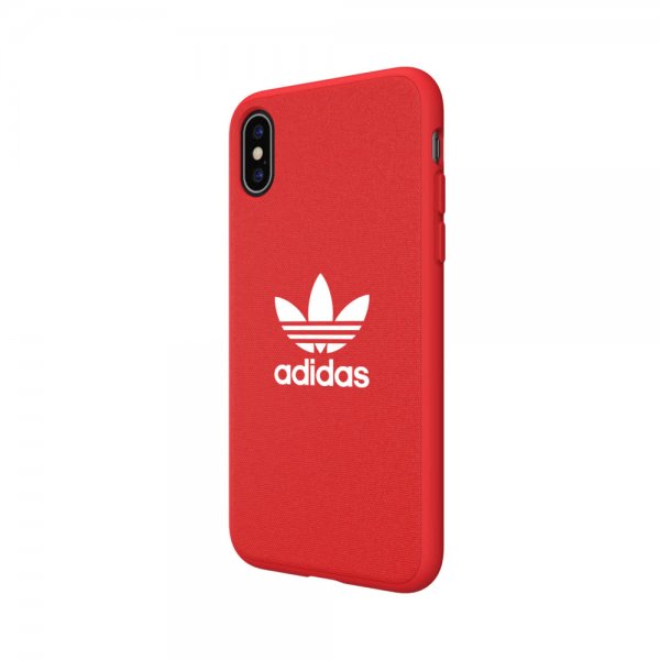 Adidas iPhone X/Xs Cover OR Moulded Case Canvas FW19 Scarlet