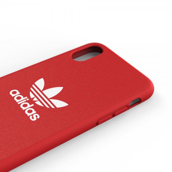 Adidas iPhone X/Xs Cover OR Moulded Case Canvas FW19 Scarlet