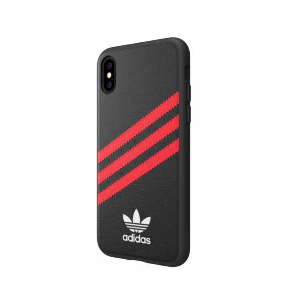 Adidas iPhone X/Xs Cover OR Moulded Case FW18 Sort Rød