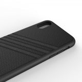 Adidas iPhone X/Xs Cover OR 3 Stripes Snap Case PU SS19 Sort