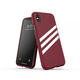 Adidas iPhone X/Xs Cover OR Moulded Case SS19 SUEDE Burgundy