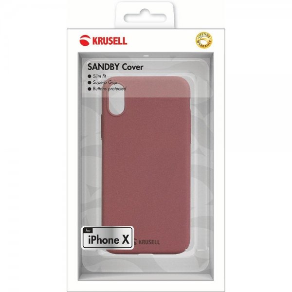 Krusell iPhone X/Xs Cover Sandby Rust