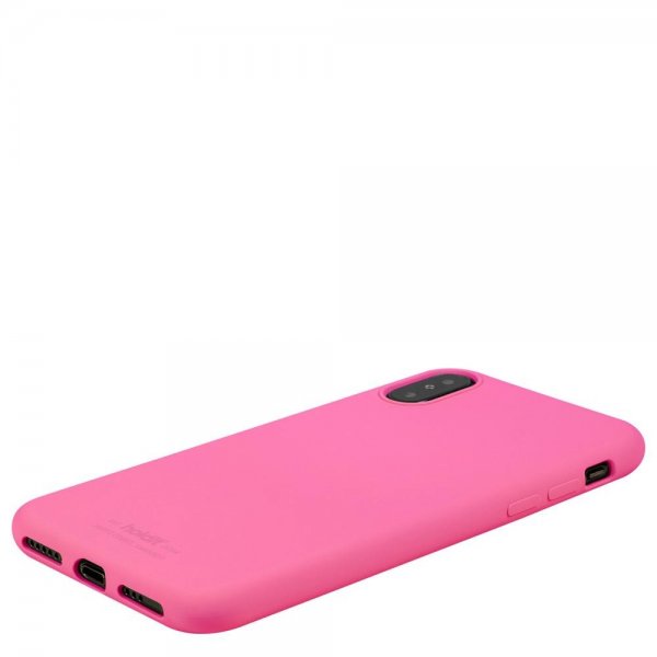 holdit iPhone X/Xs Cover Silikone Bright Pink