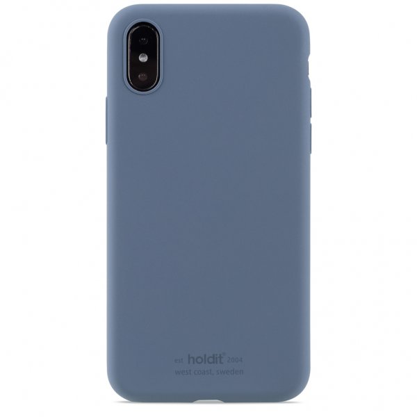 holdit iPhone X/Xs Cover Silikone Pacific Blue