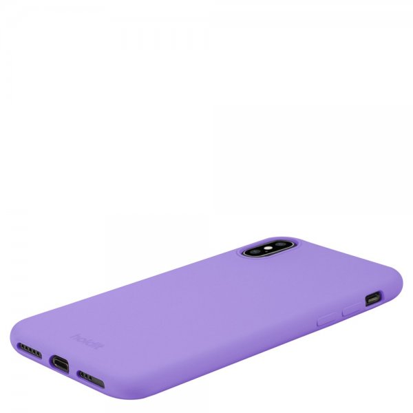 holdit iPhone X/Xs Cover Silikone Violet