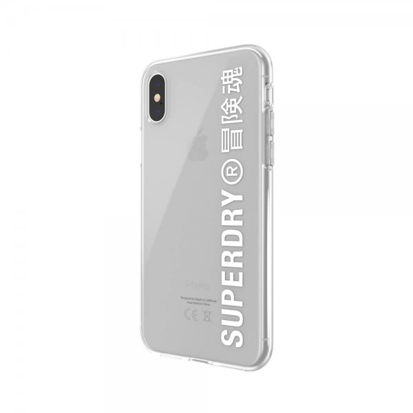 Superdry iPhone X/Xs Cover Snap Case Clear