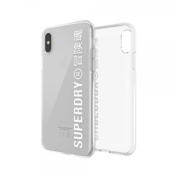 Superdry iPhone X/Xs Cover Snap Case Clear