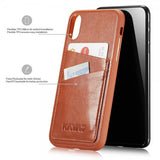 KAVAJ iPhone X/Xs Cover Tokyo Brun