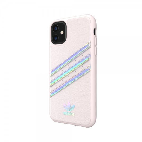 Adidas iPhone 11 Cover OR Moulded Case FW19 Orchid Tint Holographic