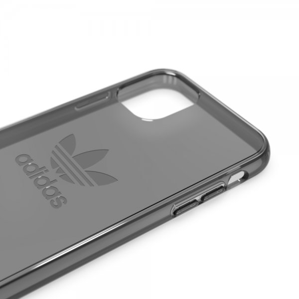 Adidas iPhone 11 Cover ELLER Protective Clear Case FW19 Smokey Black