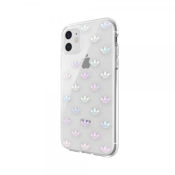Adidas iPhone 11 Cover Snap Case ENTRY FW19 Transparent Silver