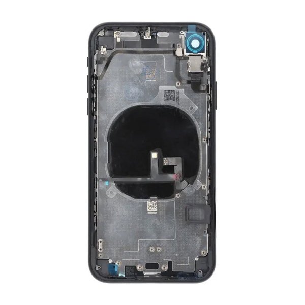 iPhone XR Bagside med Komplet Ramme Premium - Sort