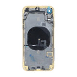 iPhone XR Bagside med Komplet Ramme Premium - Gul