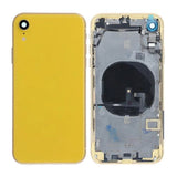 iPhone XR Bagside med Komplet Ramme Premium - Gul