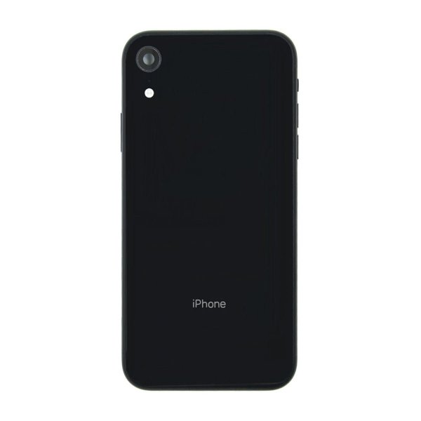 iPhone XR Bagside med Komplet Ramme - Sort