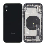 iPhone XR Bagside med Komplet Ramme - Sort