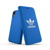 Adidas iPhone Xr Cover ELLER Booklet Case BASIC FW18 Bluebird White