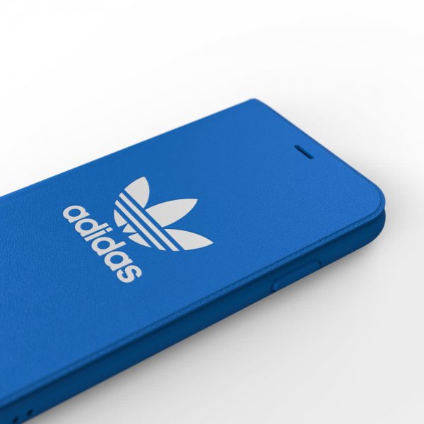 Adidas iPhone Xr Cover ELLER Booklet Case BASIC FW18 Bluebird White
