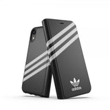 Adidas iPhone Xr Cover ELLER Booklet Case BASIC FW18 Sort Hvid