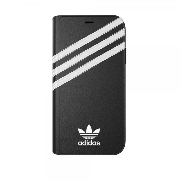 Adidas iPhone Xr Cover ELLER Booklet Case BASIC FW18 Sort Hvid