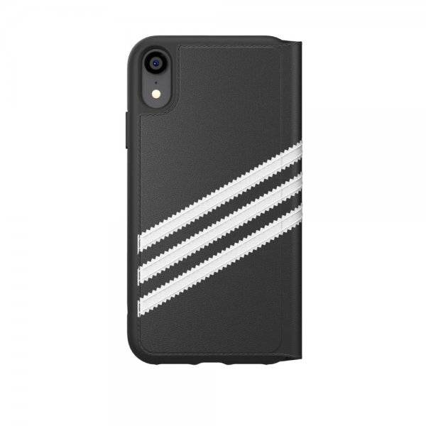 Adidas iPhone Xr Cover ELLER Booklet Case BASIC FW18 Sort Hvid