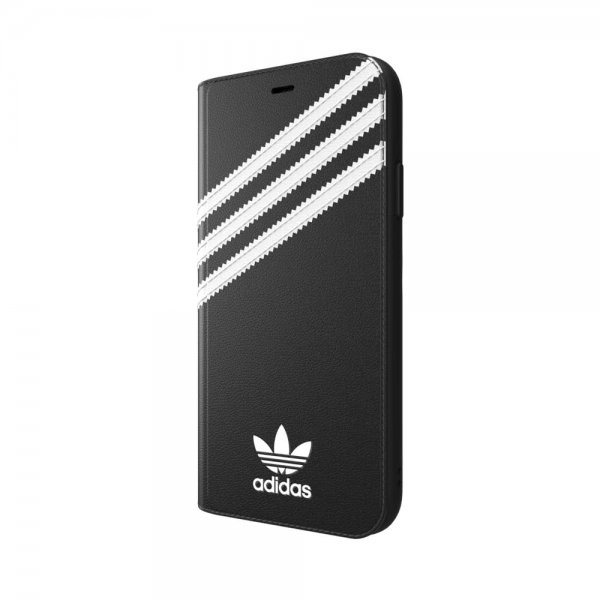 Adidas iPhone Xr Cover ELLER Booklet Case BASIC FW18 Sort Hvid