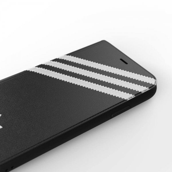 Adidas iPhone Xr Cover ELLER Booklet Case BASIC FW18 Sort Hvid