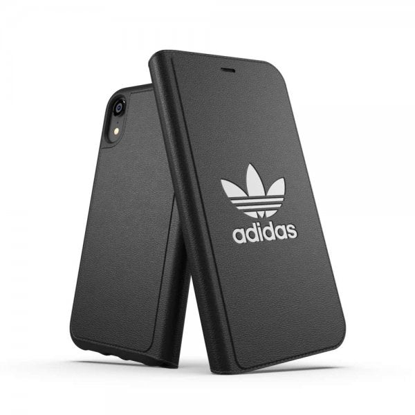 Adidas iPhone Xr Fodral OR Booklet Case BASIC FW18 Sort Hvid Logo