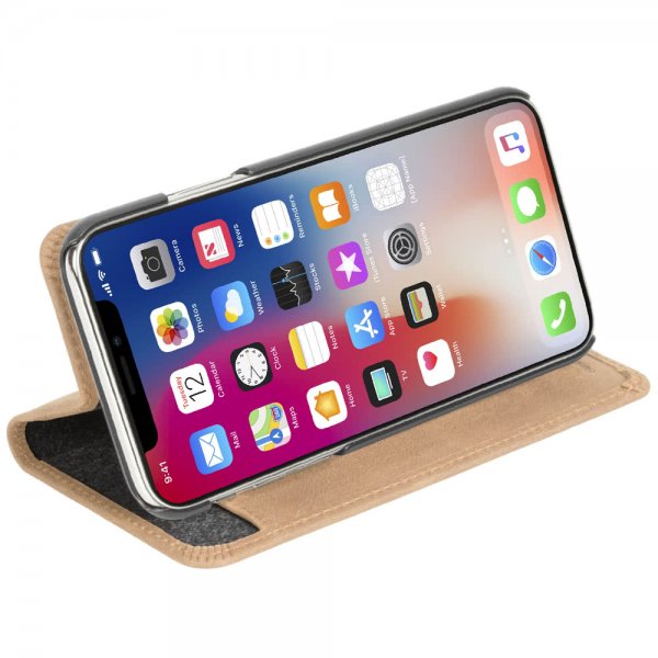 Krusell iPhone Xr Cover Sunne FolioWallet Vintage Nude