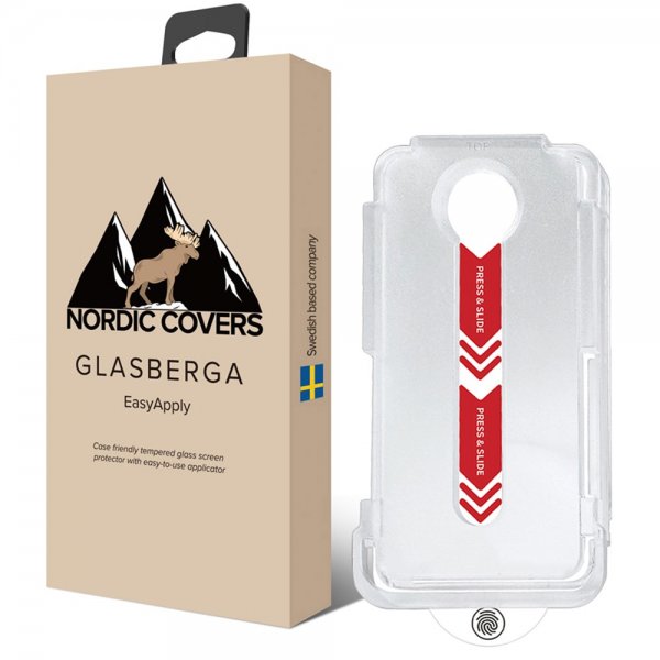 Nordic Covers iPhone Xr/iPhone 11 Skærmbeskyttelse Glasberga EasyApply