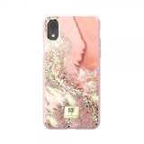 Richmond & Finch iPhone Xr Cover Pink Marble Gold