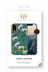 Richmond & Finch iPhone Xr Cover Green Leopard