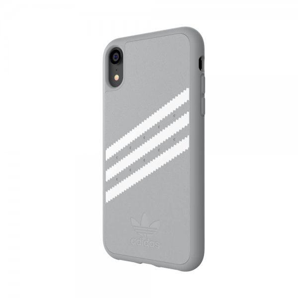 Adidas iPhone Xr Cover OR Moulded Case FW18 SUEDE Grå Hvid