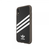 Adidas iPhone Xr Cover OR 3 Stripes Snap Case PU SS19 Sort Hvid
