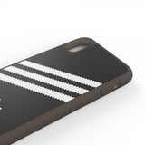 Adidas iPhone Xr Cover OR 3 Stripes Snap Case PU SS19 Sort Hvid