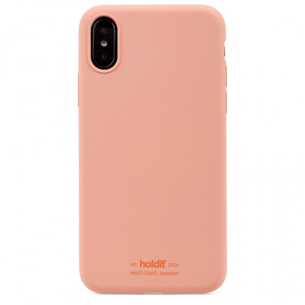holdit iPhone X/Xs Cover Silikone Pink Peach