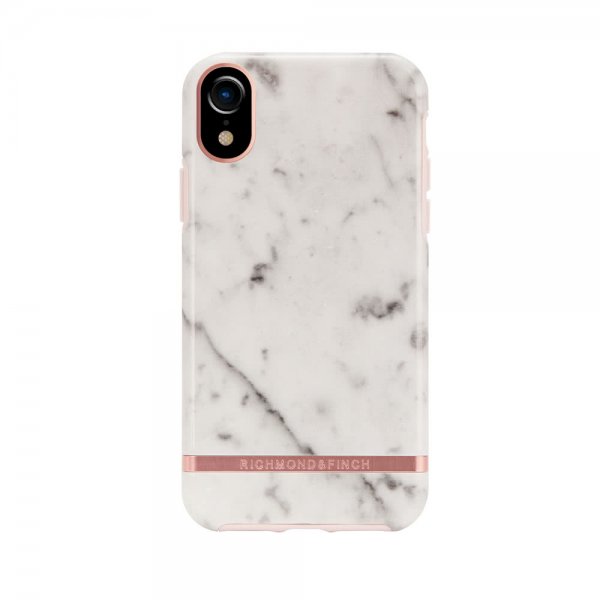 Richmond & Finch iPhone Xr Cover White Marble