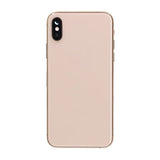 iPhone XS Bagside med Komplet Ramme Premium - Guld