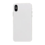 iPhone XS Bagside med Komplet Ramme Premium - Sølv