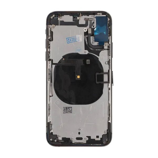 iPhone XS Bagside med Komplet Ramme OEM - Sort