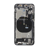 iPhone XS Bagside med Komplet Ramme - Hvid