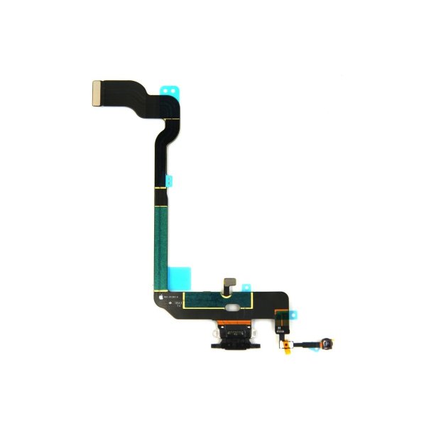 iPhone XS Ladekontakt Flexkabel - Sort