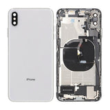 iPhone XS Max Bagside med Komplet Ramme - Hvid