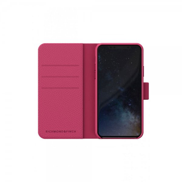 Richmond & Finch iPhone Xs Max Cover Wallet Aftagelig Skal Rosa