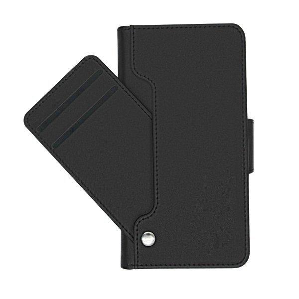 Rvelon iPhone Xs Max Etui Udfoldeligt Kortrum Sort