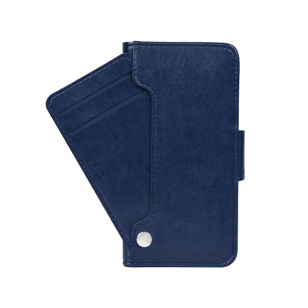 iPhone Xs Max Etui Udfoldelig Kortlomme Blå
