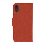 iPhone Xs Max Etui Udklappeligt Kortrum Brun