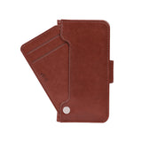 iPhone Xs Max Etui Udklappeligt Kortrum Brun