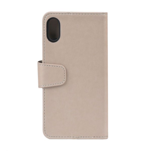 iPhone Xs Max Cover Udklappeligt Kortrum Grå