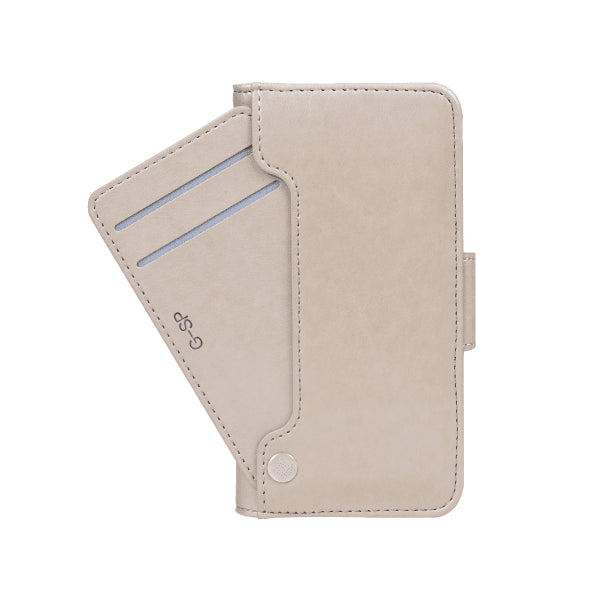 iPhone Xs Max Cover Udklappeligt Kortrum Grå